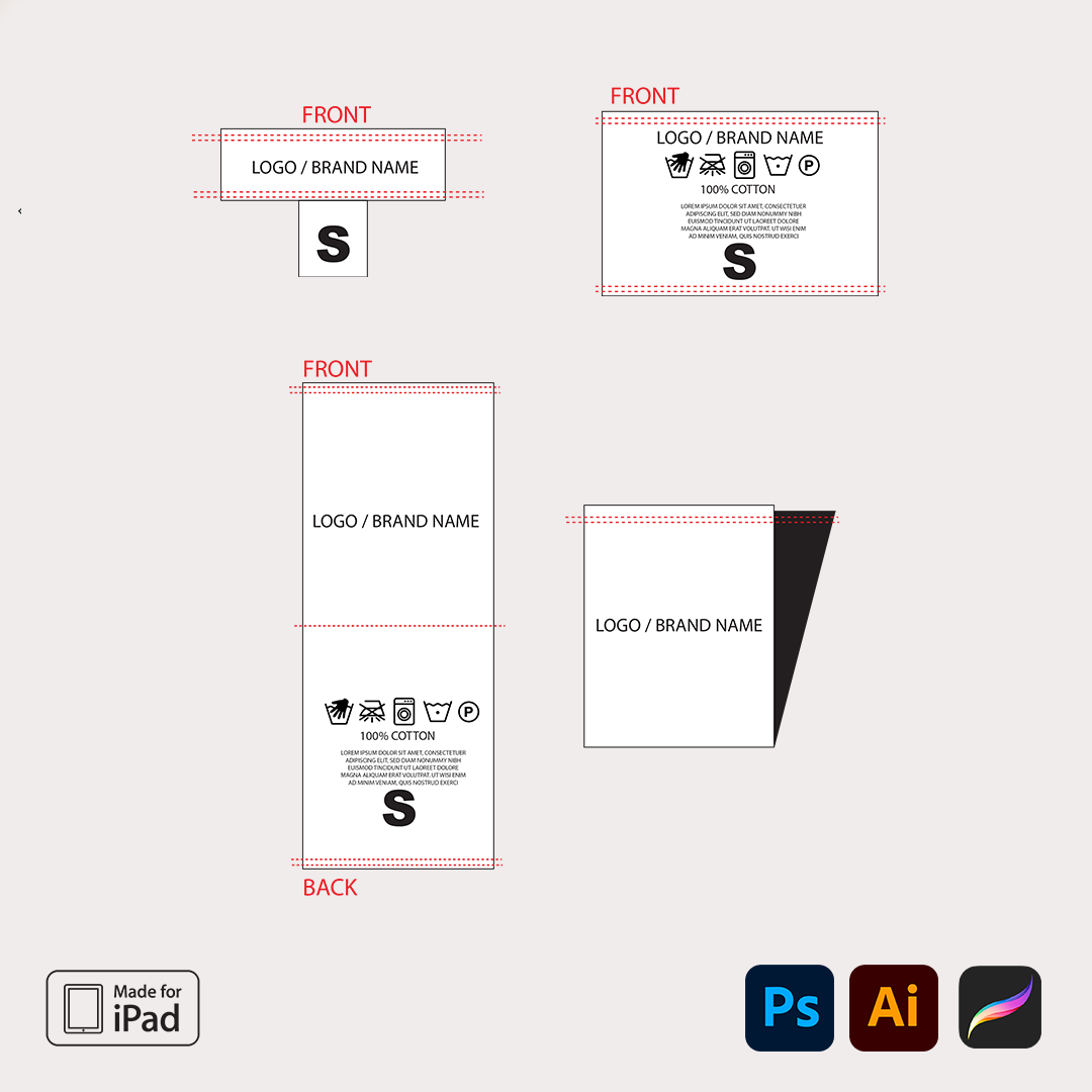 100+ Techpack & Procreate Stamp Brush set