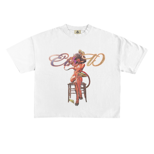 CURSIVE DEVIL TEE