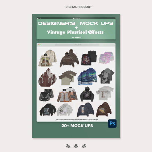 Realistic Mock up & Faded Effects
